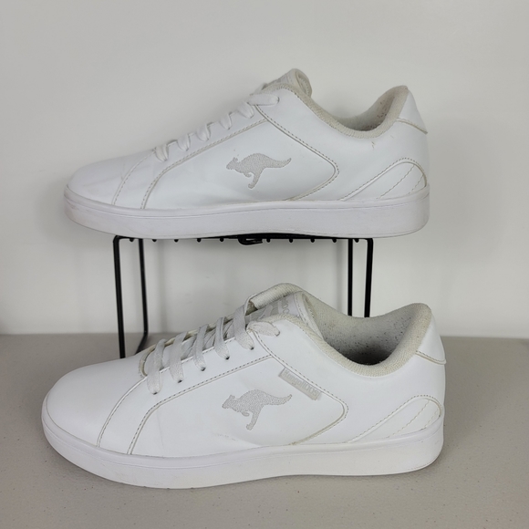kangaROOS Shoes Kangaroos Mandi Court Shoes White Lace Up Tennis